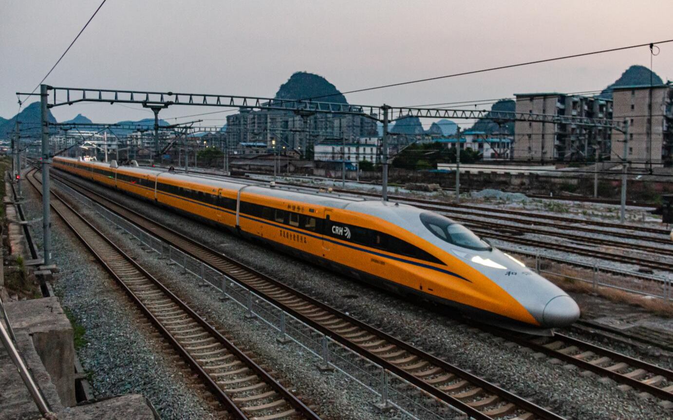 crh380aj-0203 通过桂林北二场