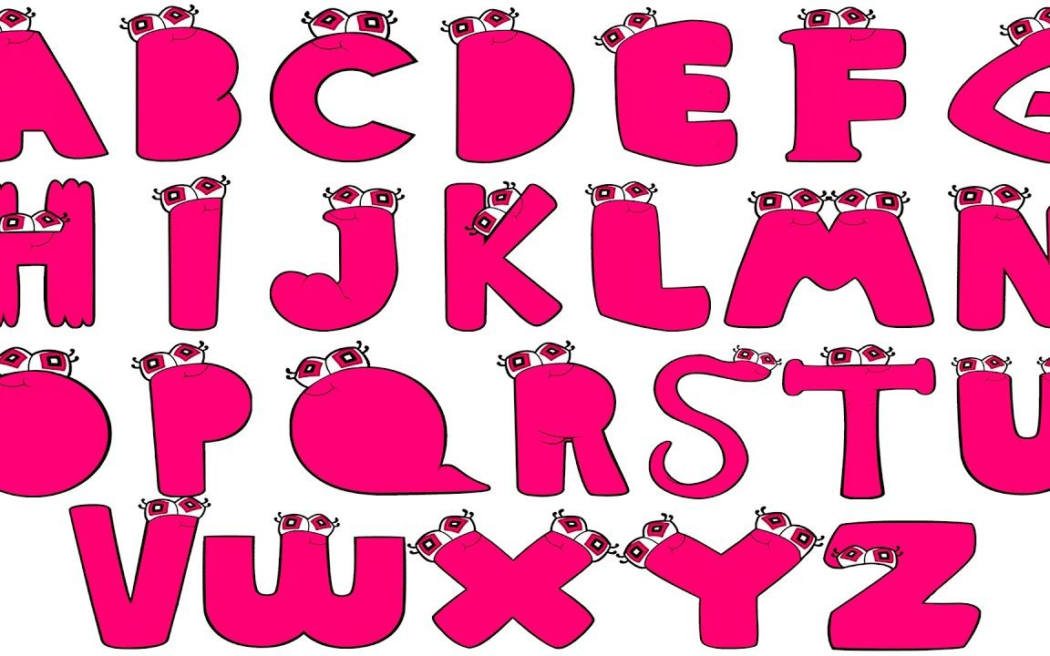 字母人终极挑战,变成粉红p,怎么还有一点点可爱呢?