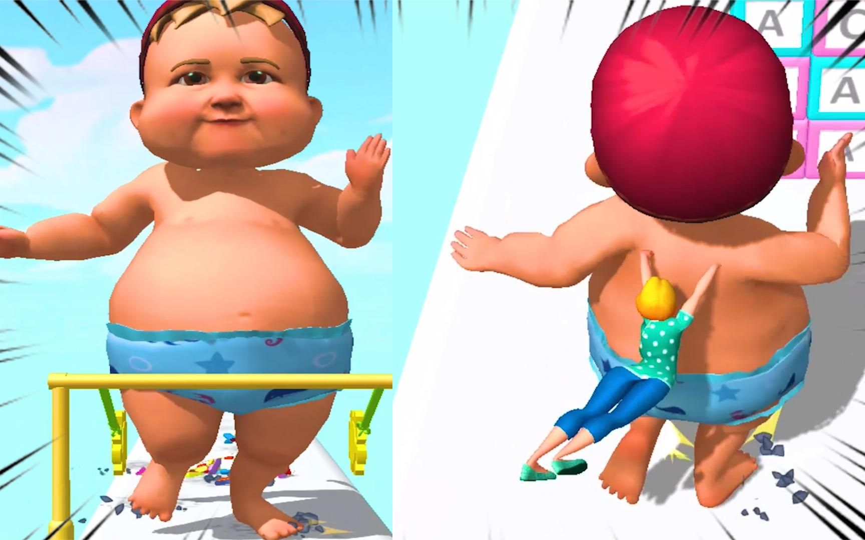 宝宝喝完奶粉后变成了巨人宝宝 为什么妈妈却这么小?