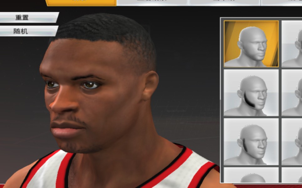 【nba2k20手机版】三双猛男,詹姆斯捏脸数据