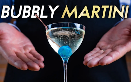 【鸡尾酒时间】起泡马提尼酒  比原版更好?Sparkling Martini  Better than the Original?哔哩哔哩bilibili