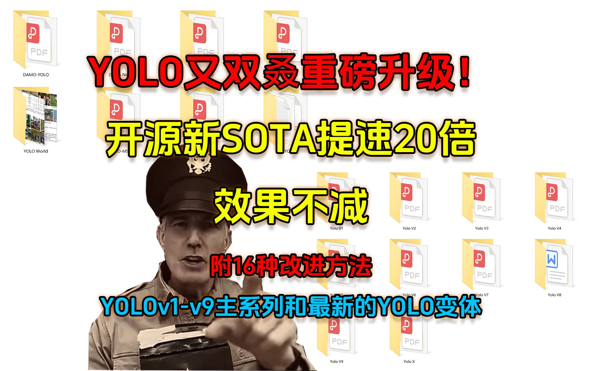 YOLO又双叒重磅升级!开源新SOTA提速20倍,效果不减!(附16种改进方法,和YOLO族谱)哔哩哔哩bilibili