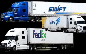 【北美卡车】【AMP Productions】蓝色国际 LT Swift FedEx 联合 | Truckspotting 81423