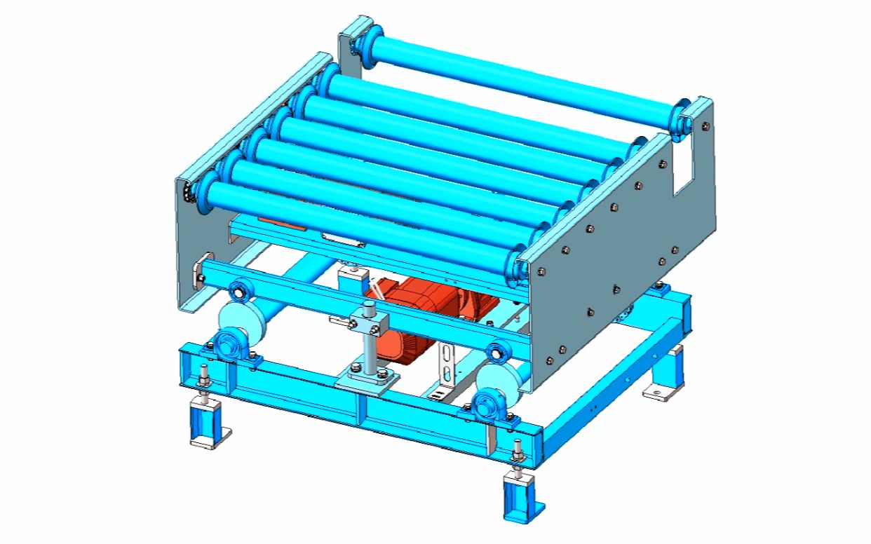 solidworks 非标设计教程:凸轮顶升移栽辊子输送线的设计要点