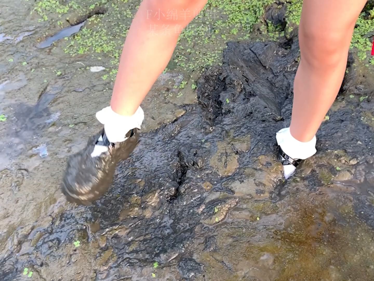 社牛在哪里都吃得开,论如何让俩小姐姐去玩踩泥