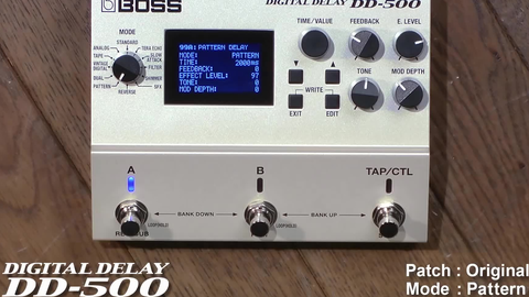 BOSS DD-500 数字延迟效果器音色试听_哔哩哔哩_bilibili