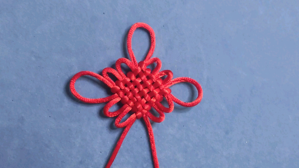 中国结基础绳结之三回盘长结的编法_哔哩哔哩_bilibili