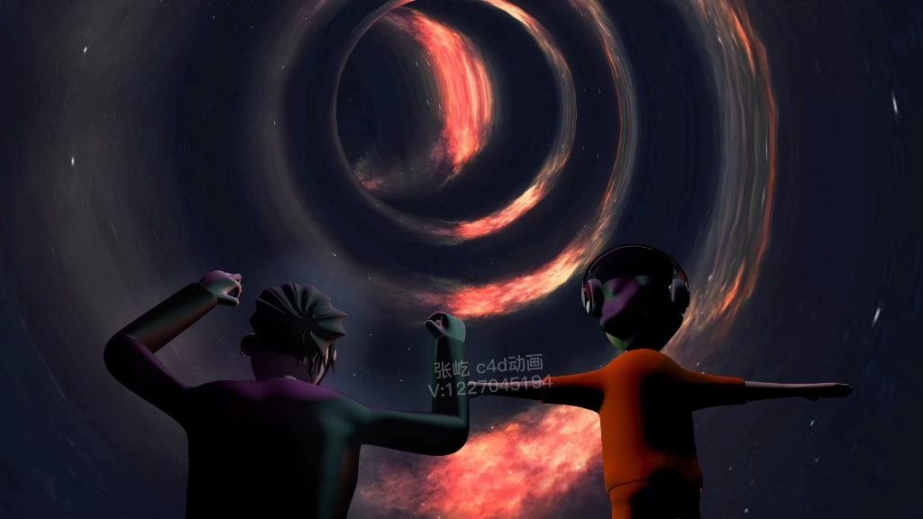 c4d动画-我要睡觉之无尽虚空
