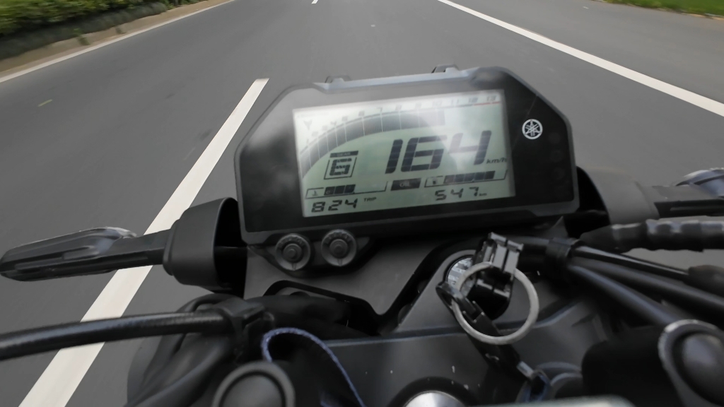 雅马哈mt03.极速测试