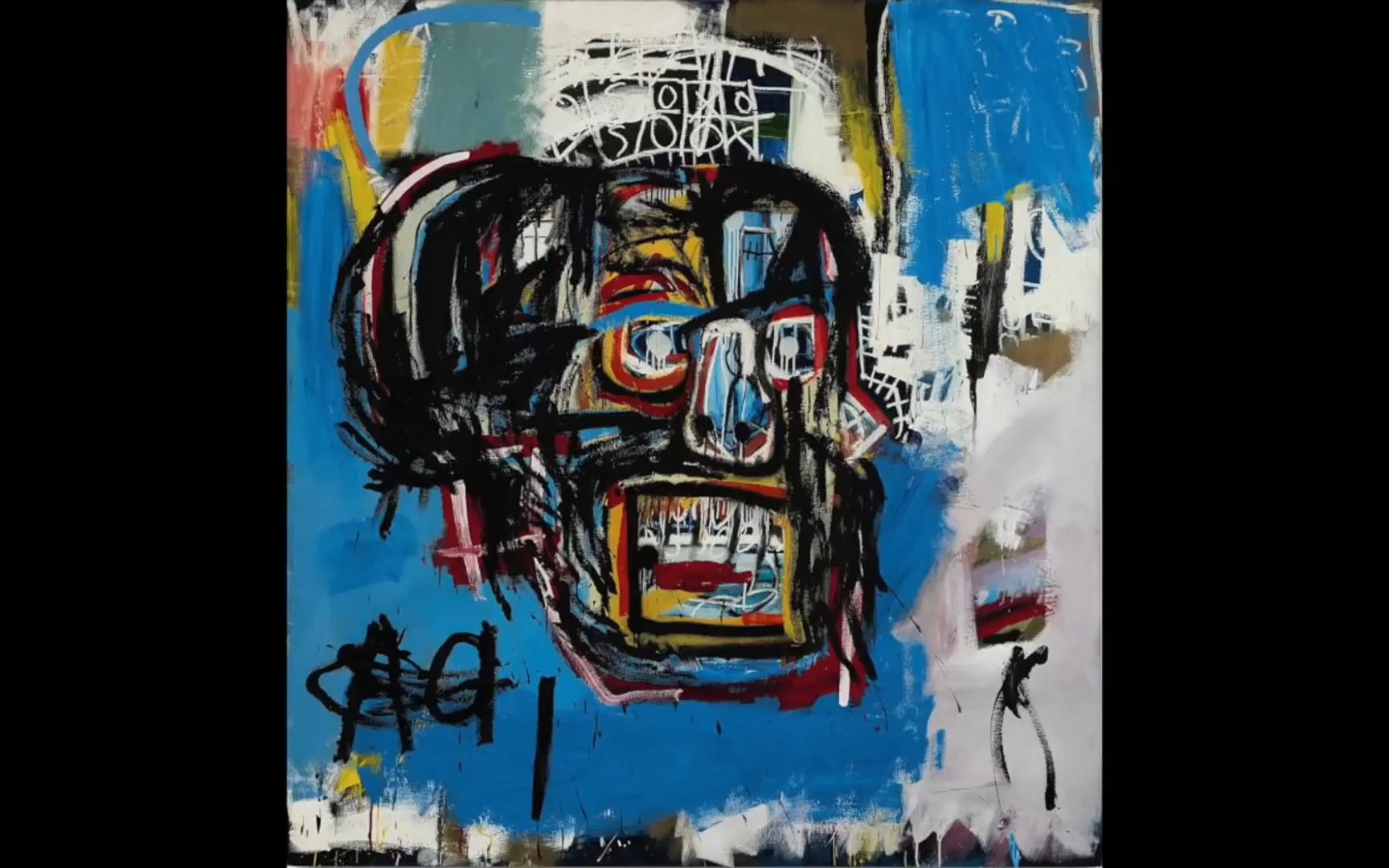 名画解读——让·米歇尔·巴斯奎特《无题(骷髅)》