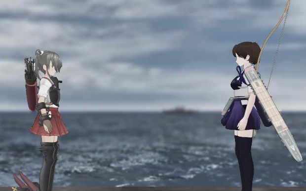 mmd舰c瑞鹤和加贺的回首又见他op再现