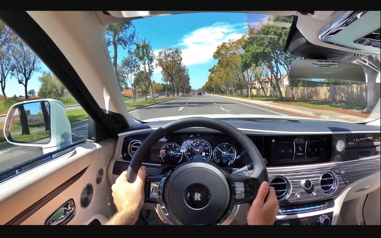 第一视角2021劳斯莱斯古斯特ghost白天驾驶体验双耳3d音频