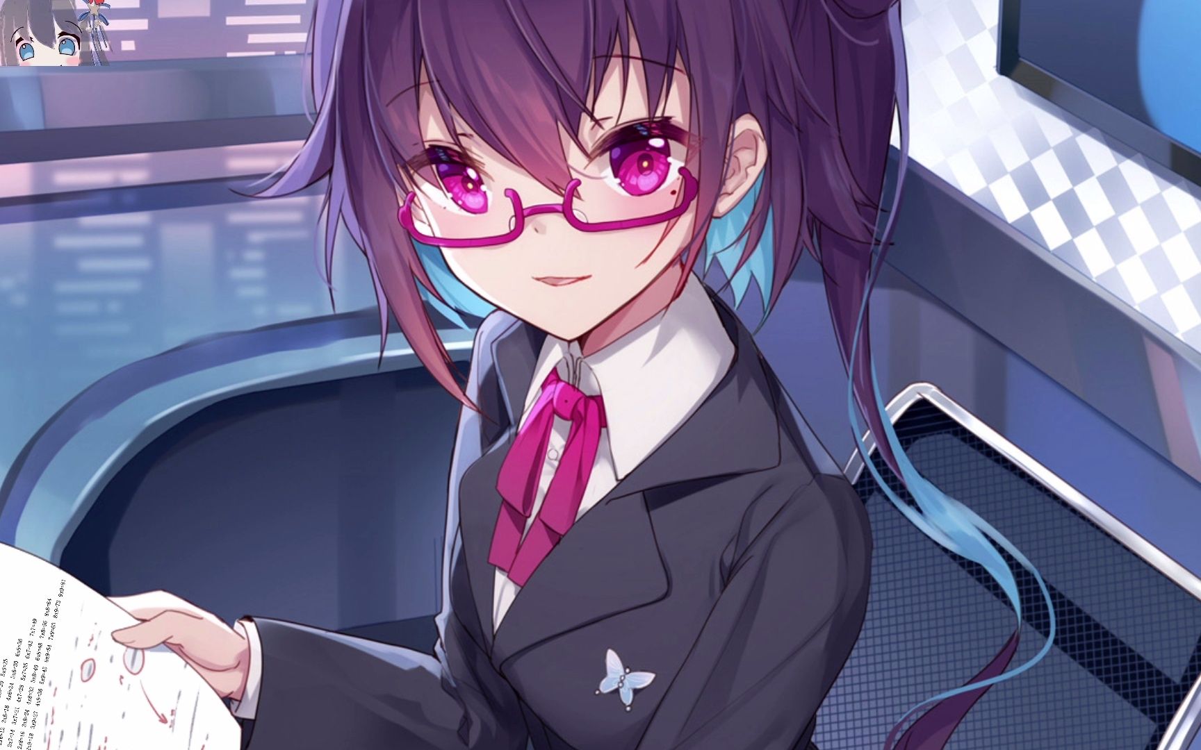 情景魔改晓音姐手上拿着的是99乘法表身后的窗户上有蟹老板的影子暗示