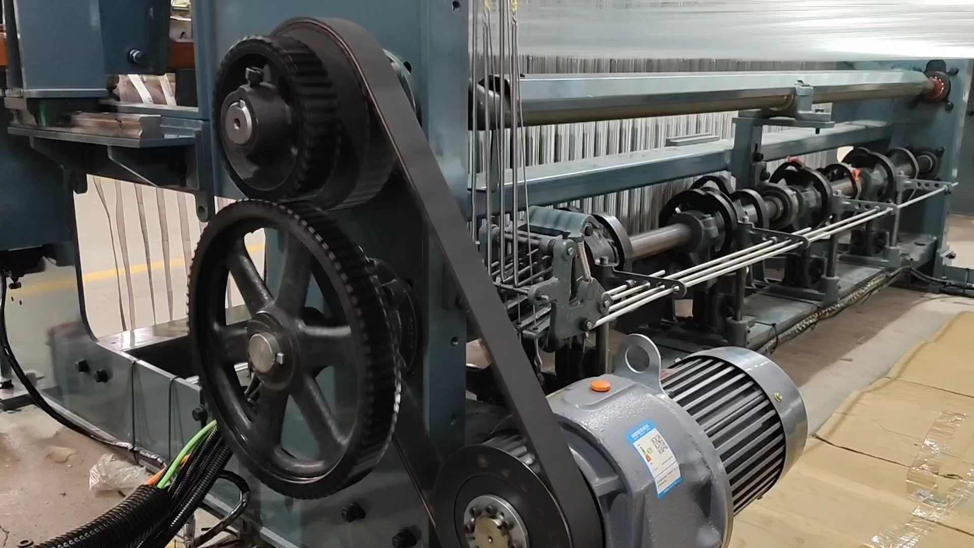 提花木梭机 电子送经卷取