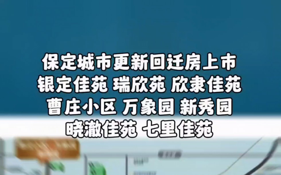 保定城市更新首批回迁房上市!大产权现房刚需自住足够!哔哩哔哩bilibili