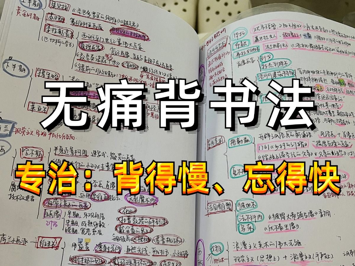 这个背书方法你必须知道!让你背得又快记得又牢!哔哩哔哩bilibili