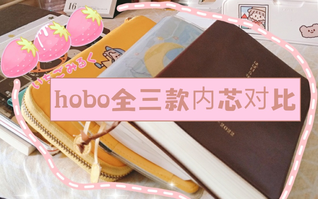 月丫●ᴥ●手帐hobo♥五年/weeks/A6 三款内芯详细对比哔哩哔哩bilibili