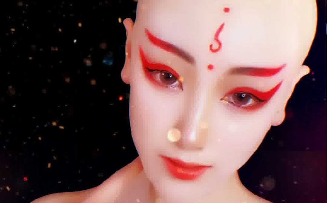 无心和尚cos仿妆 寒山寺的小和尚