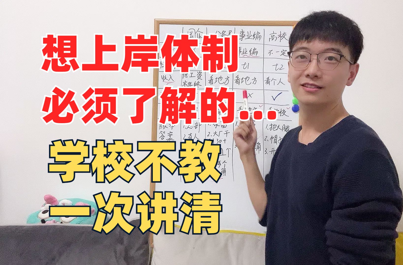 国企、公务员、事业编、高校到底怎么选?想上岸躺平?那你一定要知道这些……哔哩哔哩bilibili