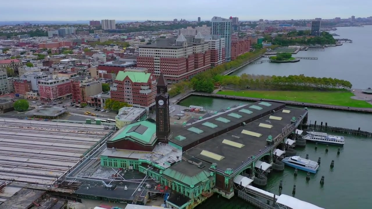 Hoboken via Drone during Coronavirus哔哩哔哩bilibili