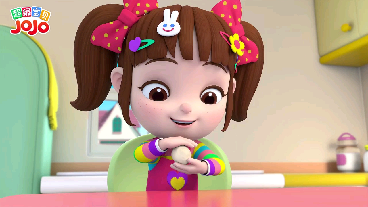 超级宝贝jojo:jojo也学会做月饼了