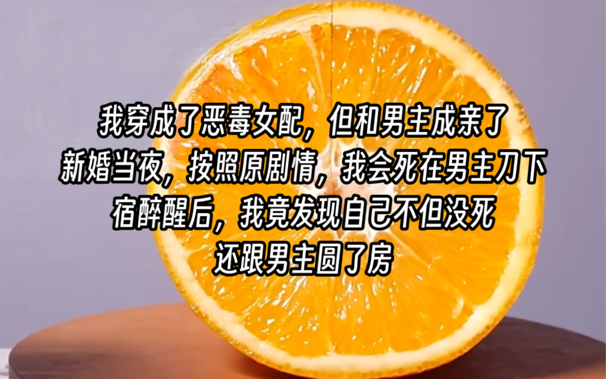 我穿成了恶毒女配.但和男主成亲了.新婚当夜,按照原剧情,我会死在男主刀下.宿醉醒后,我竟发现自己不但没死,还跟男主圆了房!!哔哩哔哩bilibili