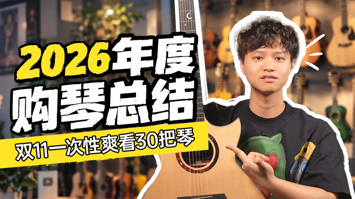 【2026年度购琴总结】双11购琴最佳时机！树哥帮大家总结2026全网最详细购琴清单