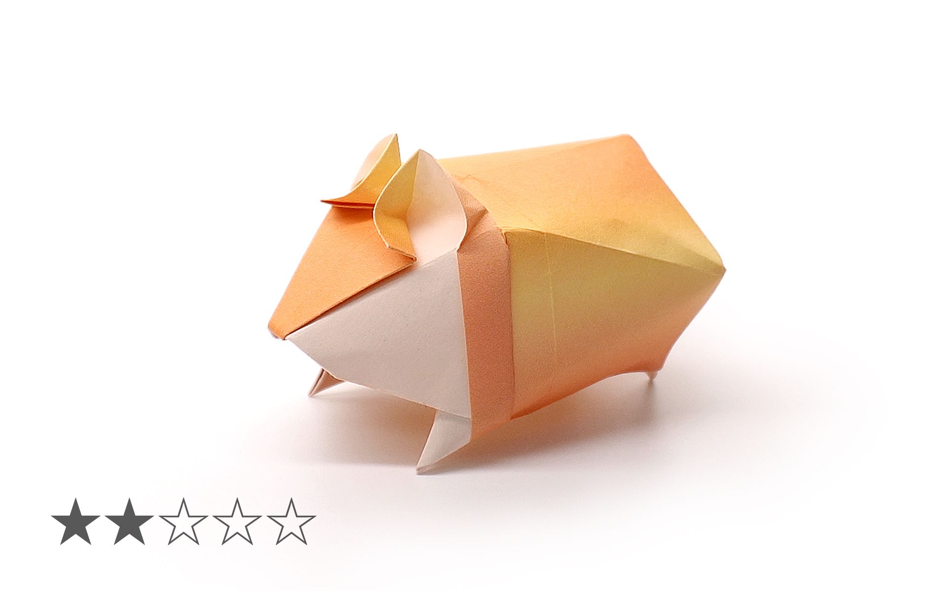 [图]【折纸】仓鼠 Origami Hamster（Yoo Tae Yong）