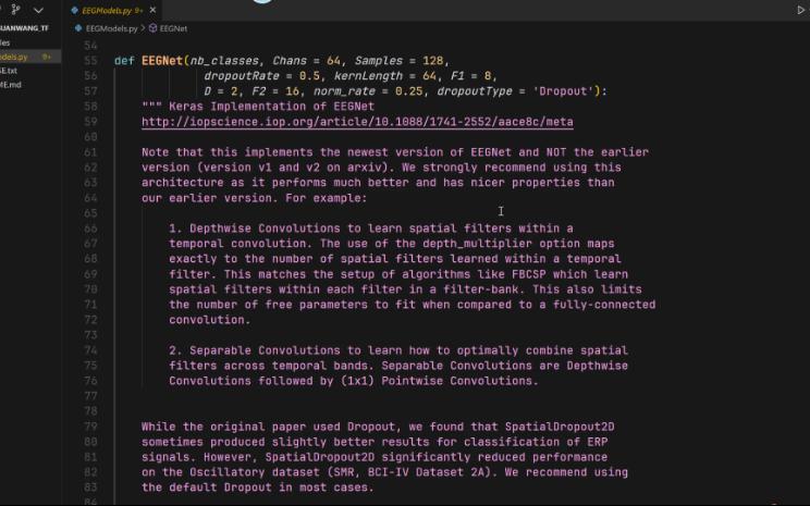 EEGNet论文中的代码解释02哔哩哔哩bilibili
