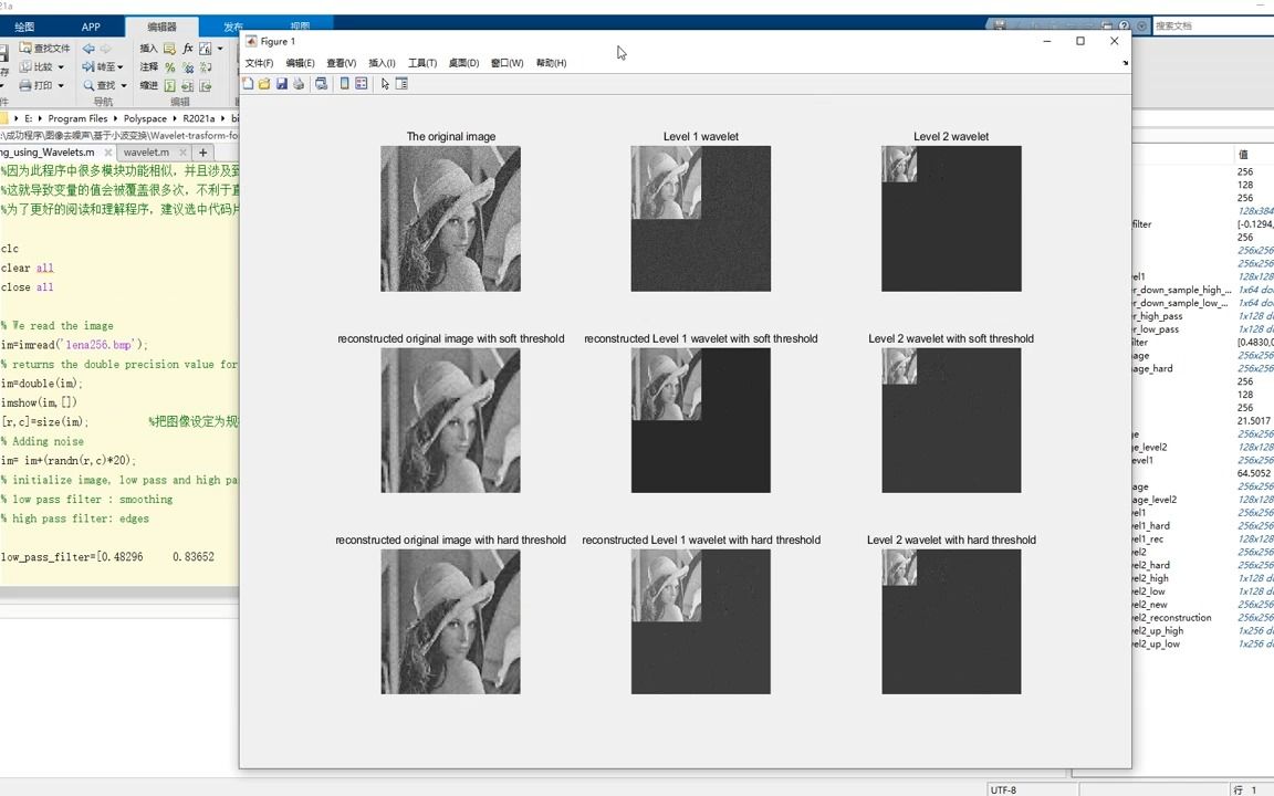 20230401MATLAB图像去噪小波变换哔哩哔哩bilibili