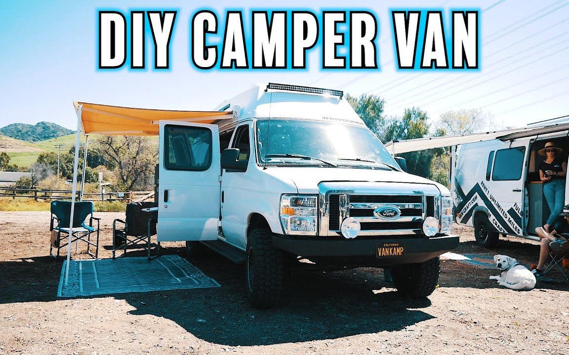 福特econoline改造硬核vanlife房车【van life房车改装案例 205】 | a