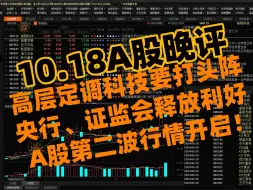 Download Video: A股收评：高层定调科技要打头阵 央行、证监会释放利好 A股第二波行情开启！！！