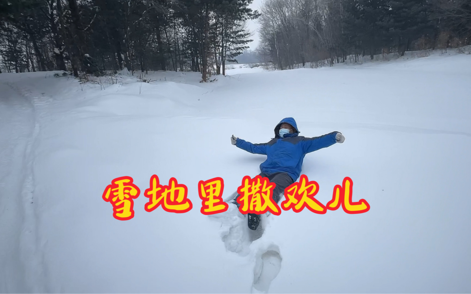 东北的雪可不可以吃?在雪地里撒个欢,带你们上山溜达一圈