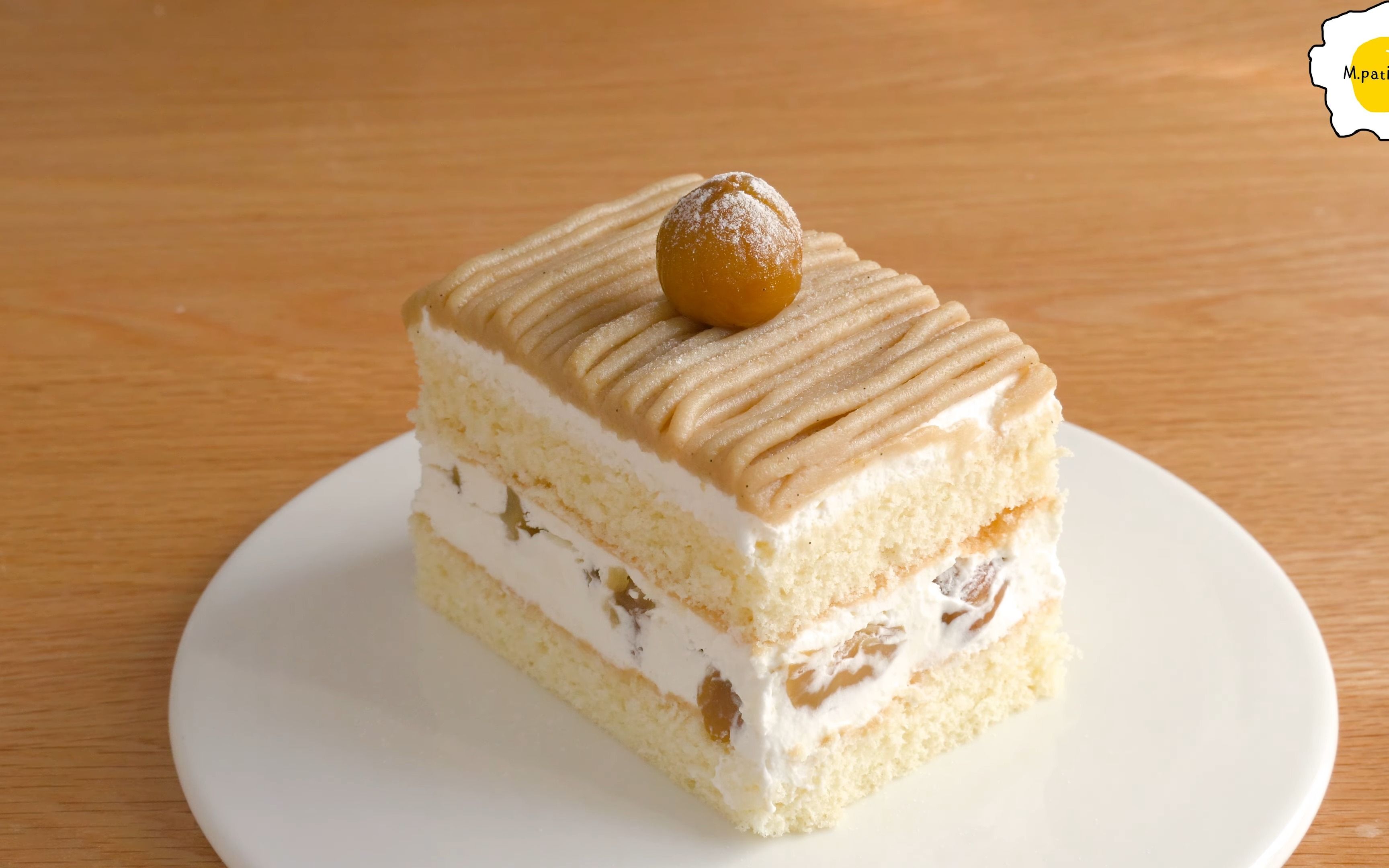 栗子奶油海绵蛋糕