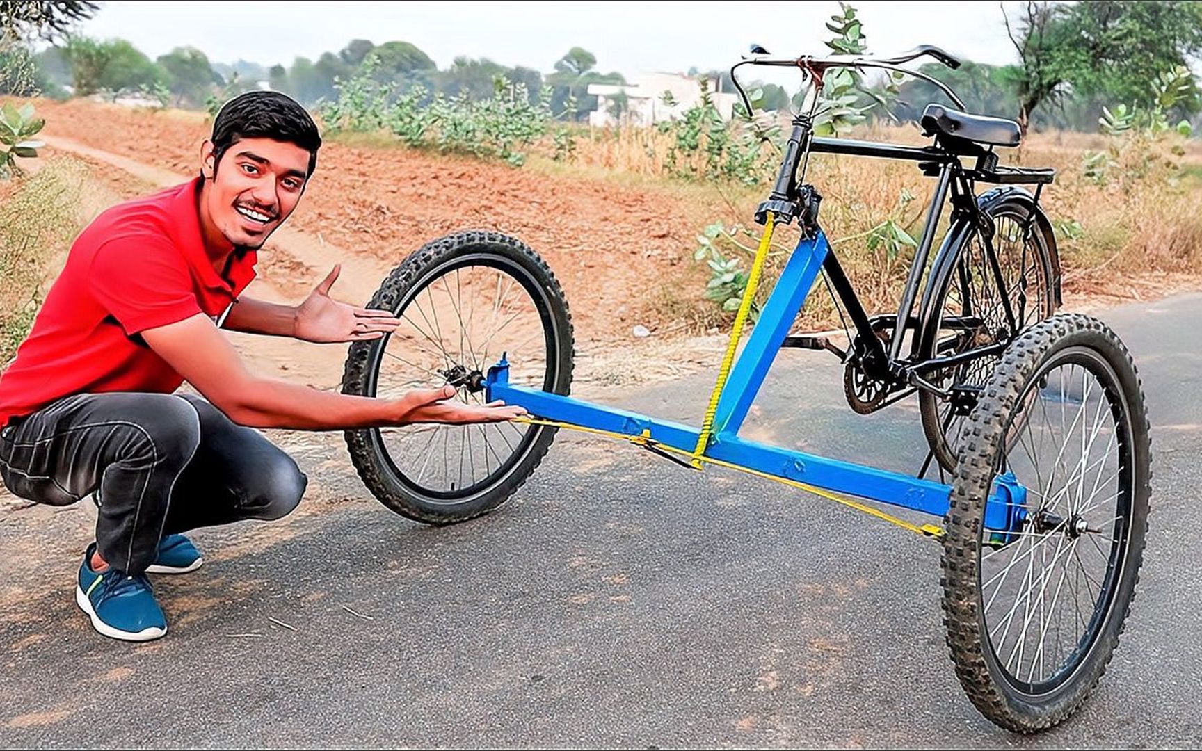 外国牛人自改三轮车,成品出炉的那一刻,网友:手艺还真是精彩呀