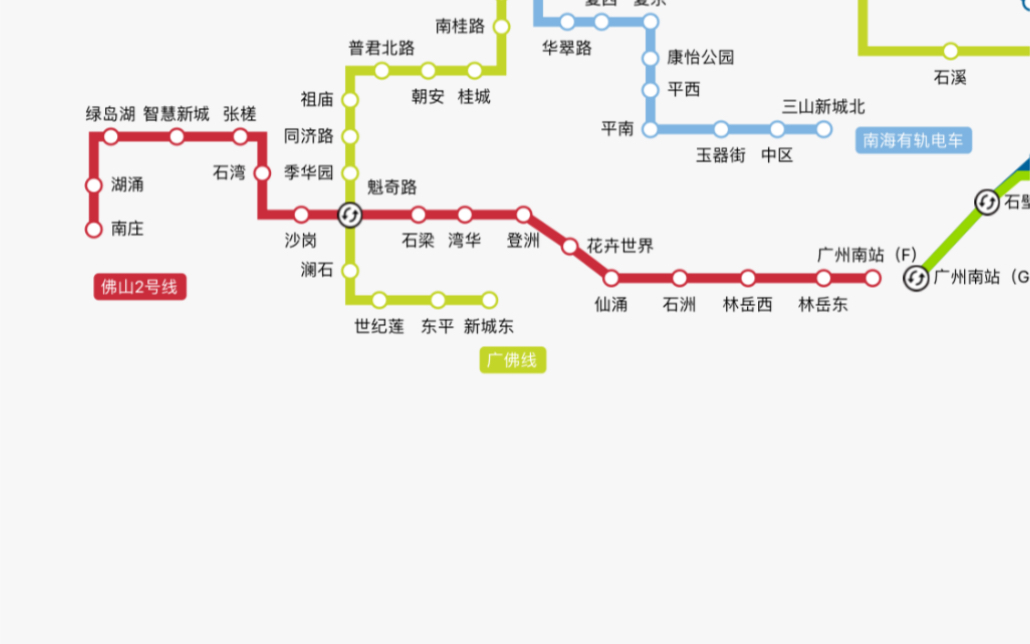 佛山地铁ApP更新线网图哔哩哔哩bilibili