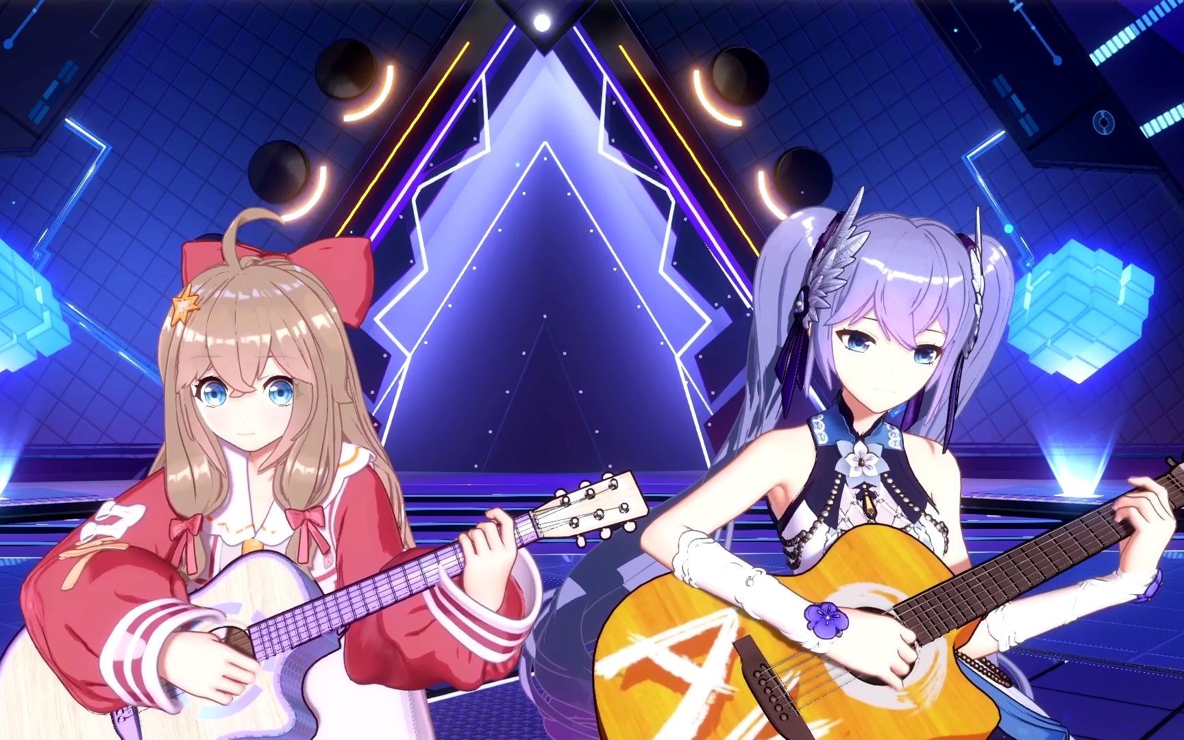 【a-soul | 嘉然&向晚】嘉晚饭双人弹唱《爱你》