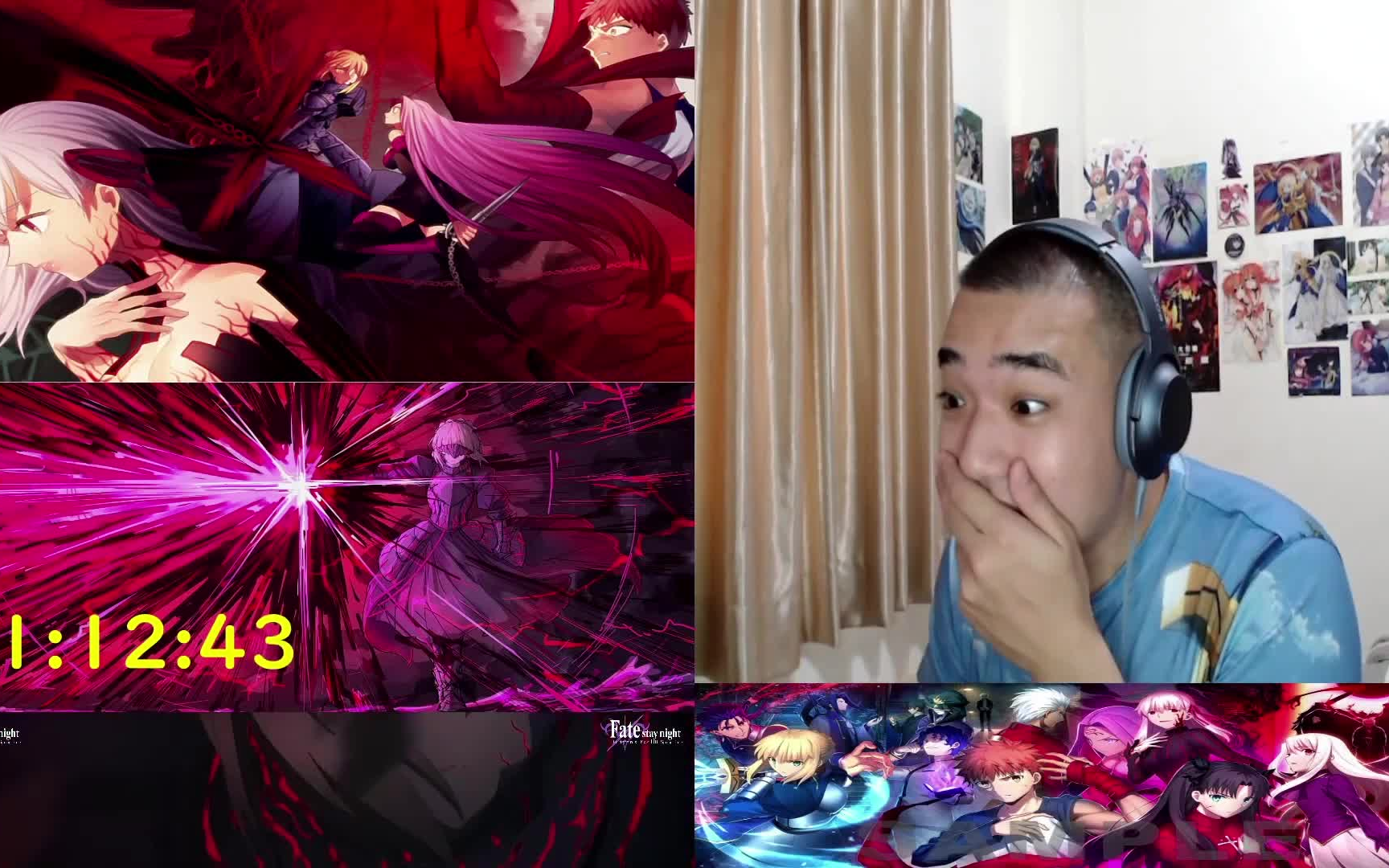 fatestaynightheavensfeel3r姐vs黑呆老外反應reaction1