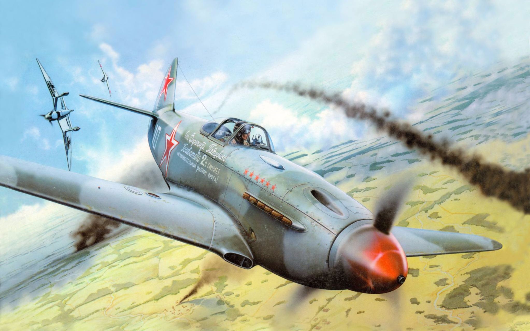 【浴血长空】雅克3战斗机空战试玩!