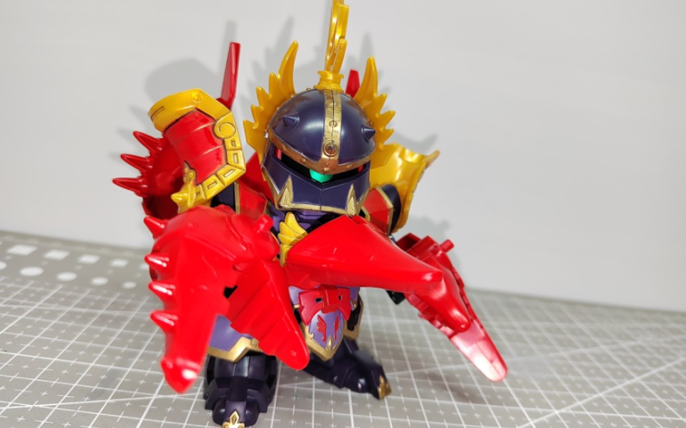 [万代]sd高达三国传大魔太史慈拼装过程,简单把玩,展示