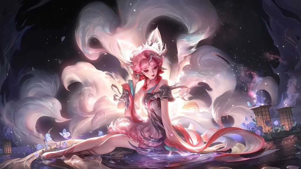 《妲己*青丘·九尾》王者荣耀动态壁纸