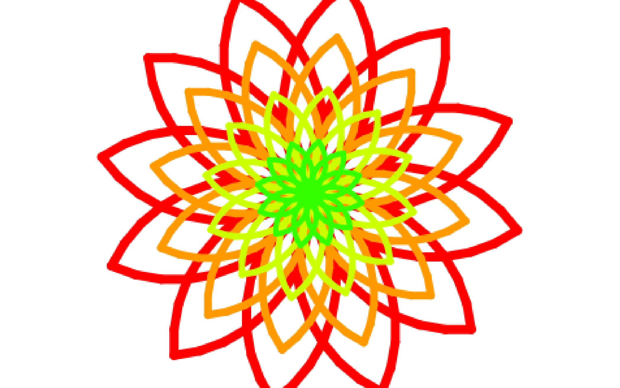 活动作品scratch练习绘制大丽花