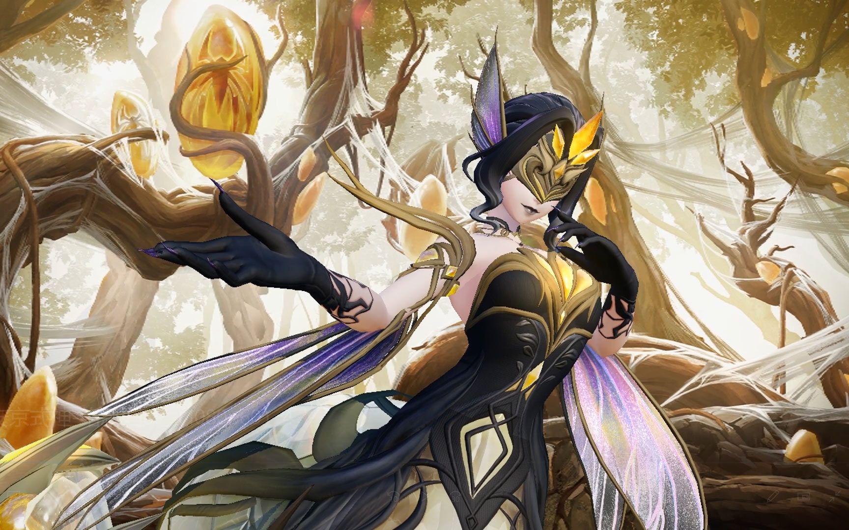 【皮肤展示】络新妇全新赏金特典皮肤「媸妍盛珀」-明天也要做梦-默认