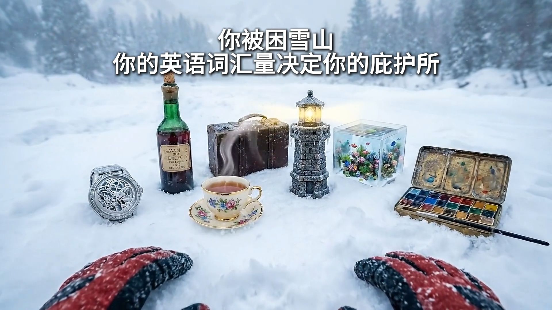 你被困雪山，你的英语词汇量决定你的庇护所
