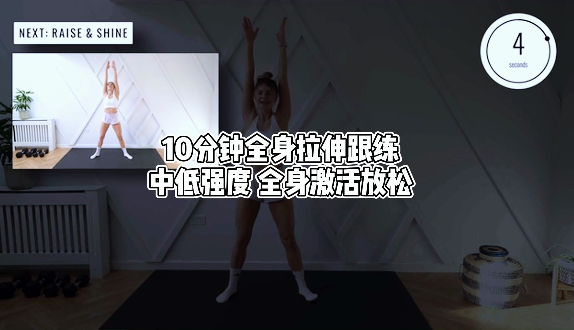 【投屏版】10分钟全身拉伸激活训练!