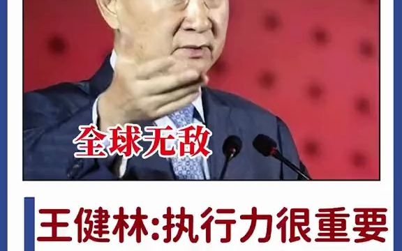 王健林:万达商业的执行能力全球无敌,执行力很重要,没有执行力企业就是白费!哔哩哔哩bilibili