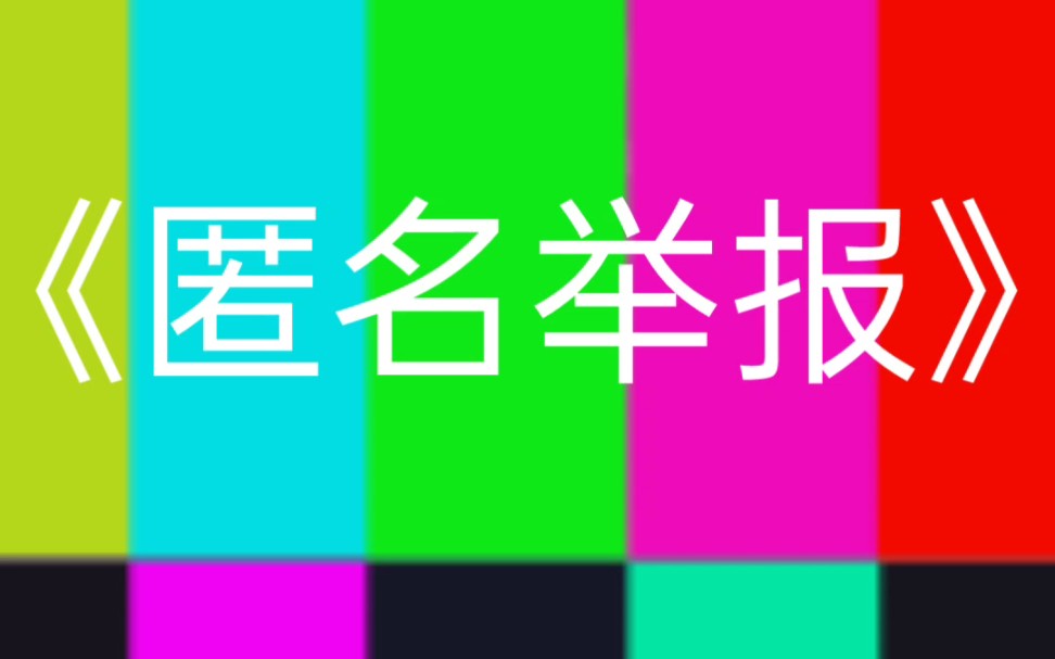 大型纪录片之匿名举报