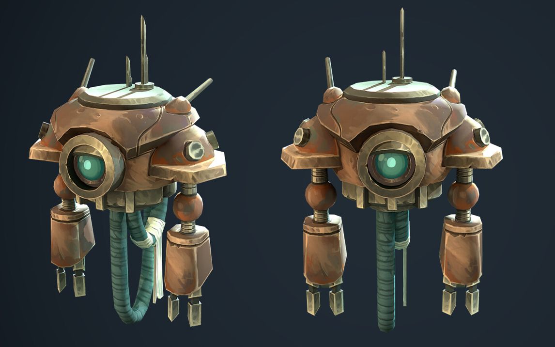 3dmax零基础次世代机器人模型建模案例讲解