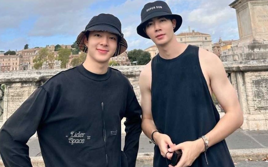 你正在追的泰国泰剧 当红情侣cp李海海zee pruk和林景云nunew游玩