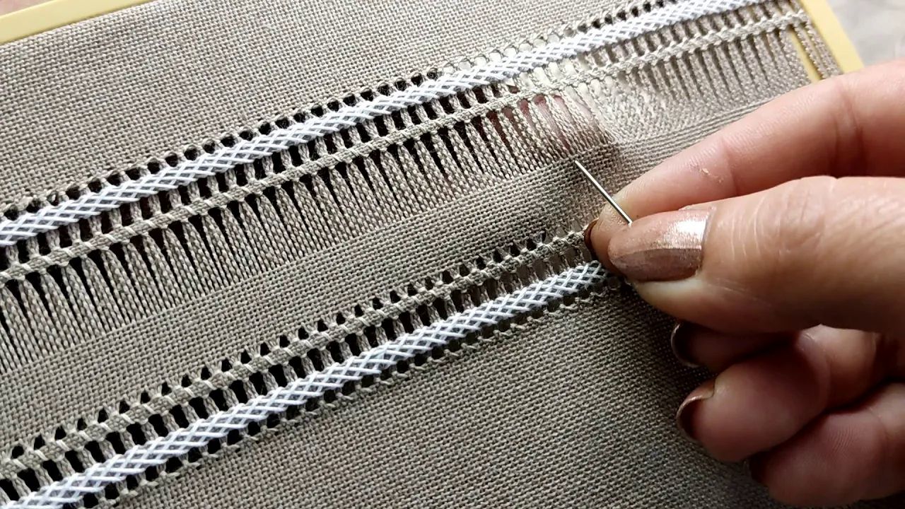 【oksana nedzelska】抽纱绣教程143